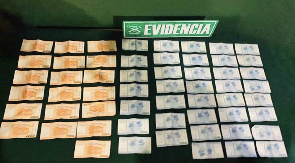CONDUCTOR OFRECIÓ A CARABINERO 760 MIL PESOS PARA EVITAR SU DETENCIÓN