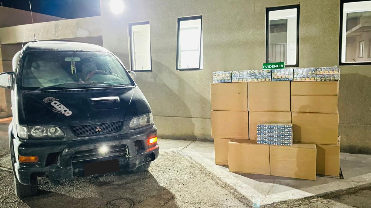 CARABINEROS INCAUTÓ 24.850 CAJETILLAS DE CIGARRILLOS DE CONTRABANDO