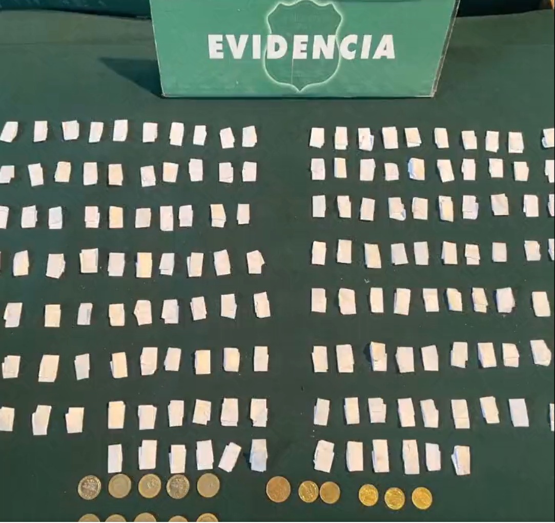 DETIENEN A HOMBRES QUE COMERCIALIZABAN DROGAS EN EL SECTOR CENTRAL