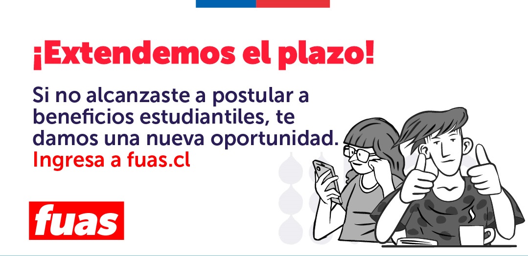FUAS 2024: Hasta el 22 de marzo se extiende la postulación a la Gratuidad y beneficios estudiantiles para la educación superior.