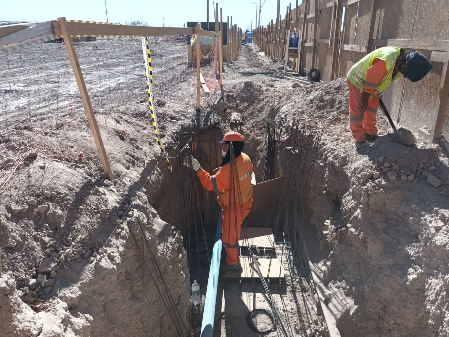 Aguas del Altiplano habilita 786 metros de nuevas matrices en Pozo Almonte.