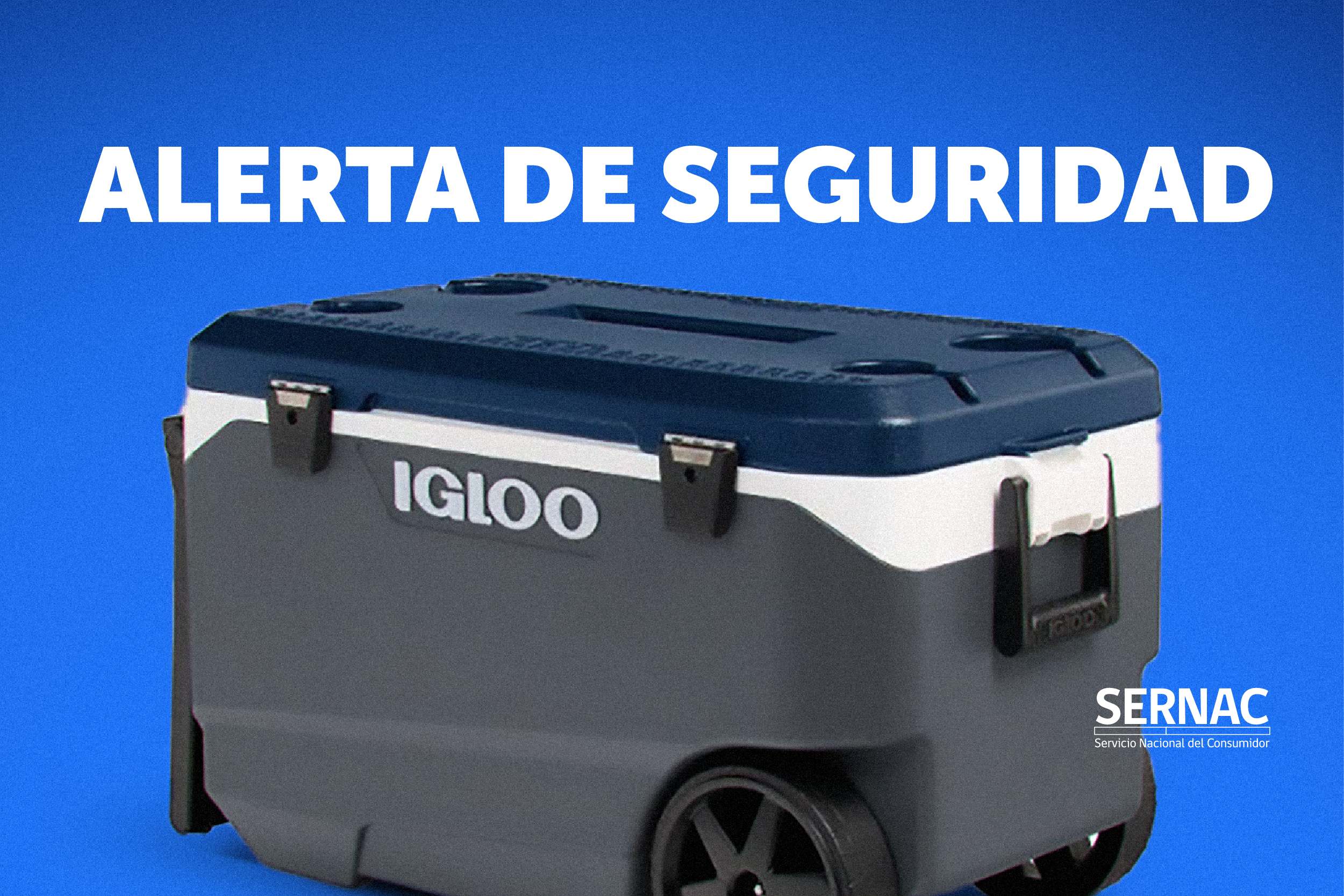 SERNAC EMITE ALERTA PARA COOLERS CON RUEDAS POR RIESGO DE SEGURIDAD.