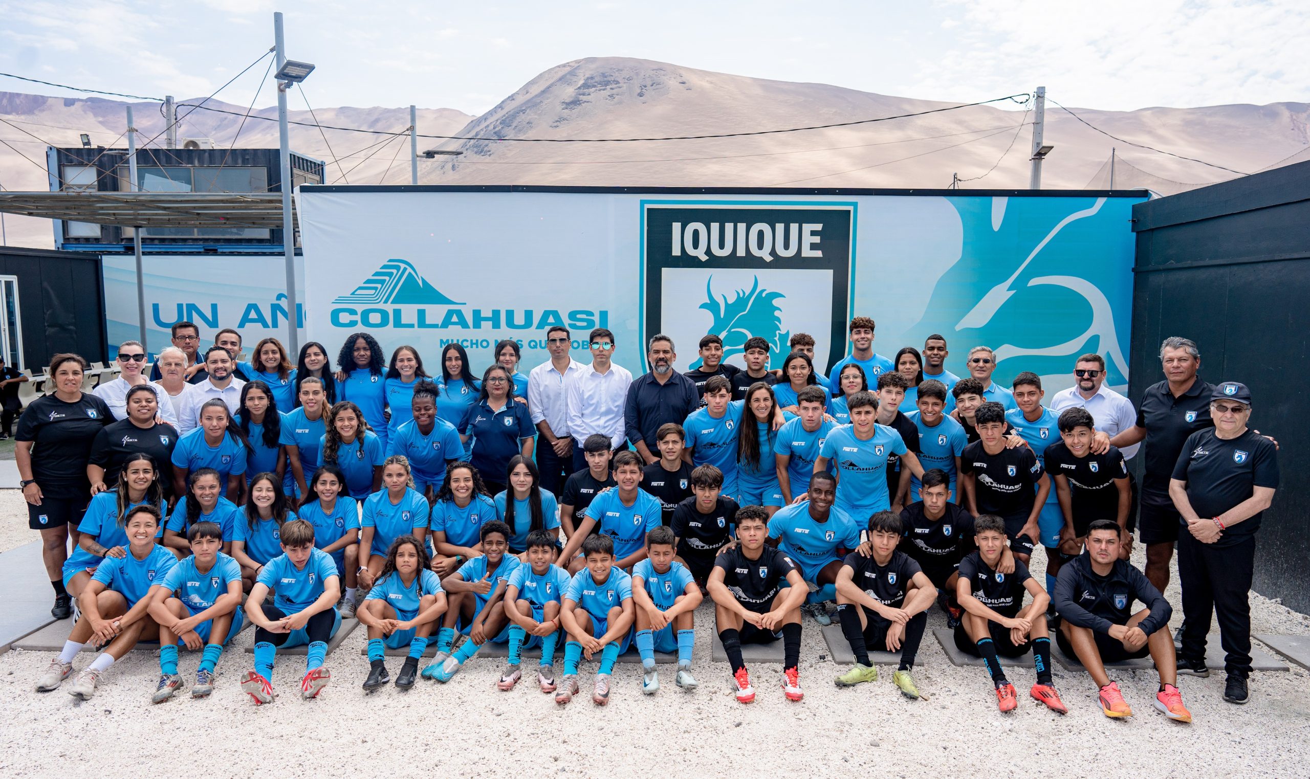 Collahuasi renueva compromiso con fútbol juvenil y femenino de Deportes Iquique.