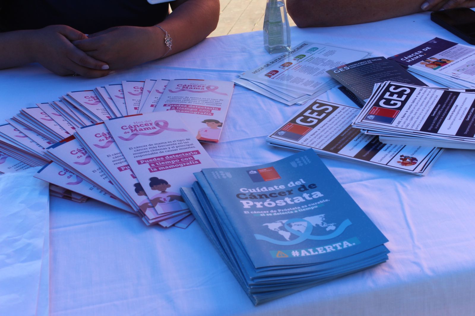 Realización de feria educativa por el Día Mundial Contra el Cáncer.