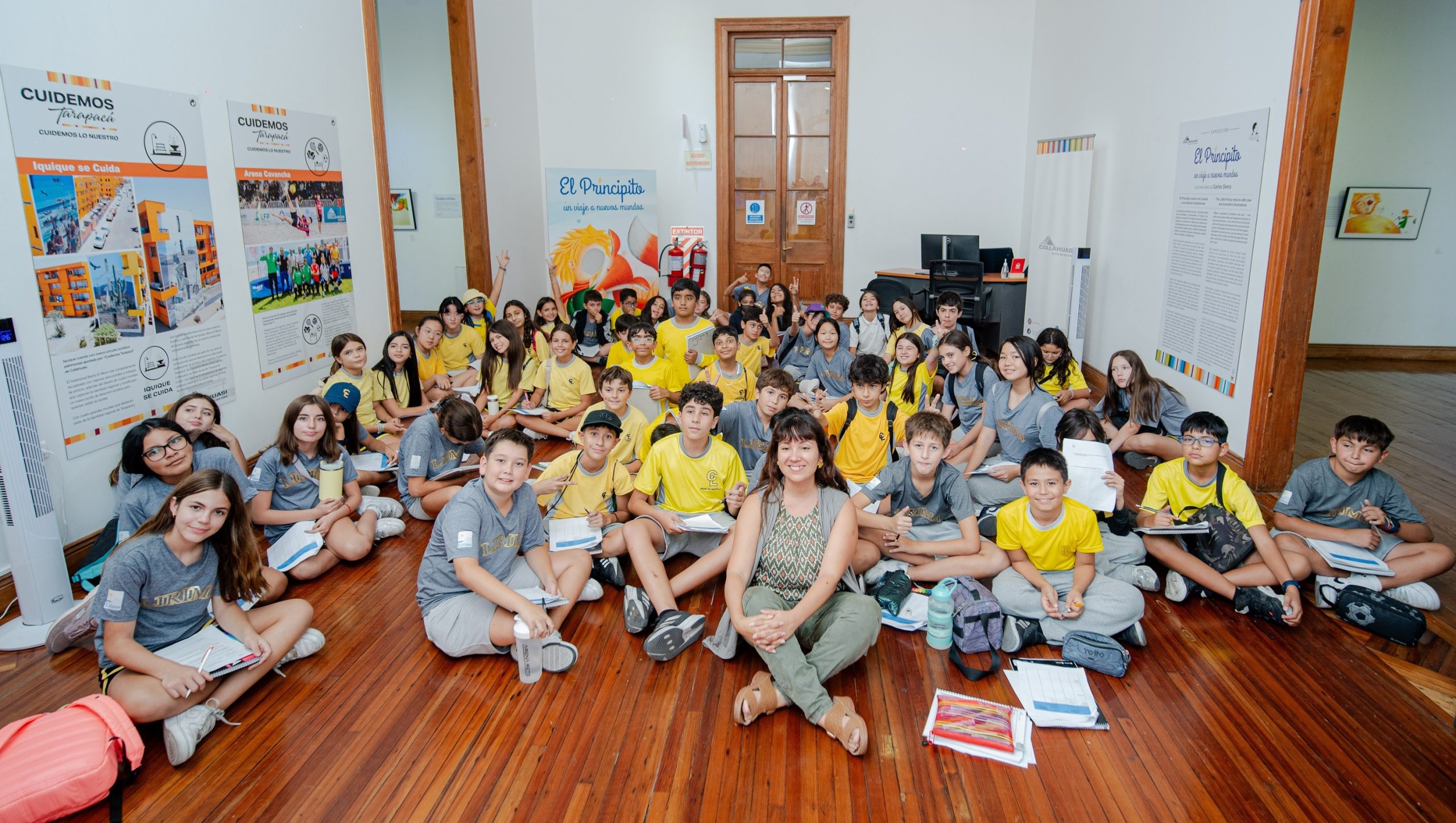 Cerca de 800 escolares viven una grata experiencia educativa junto a “El Principito” en Sala de Arte Casa Collahuasi.