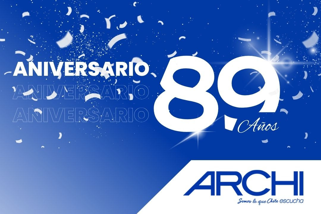 ARCHI.Celebramos 89 años junto a la radiodifusión chilena.