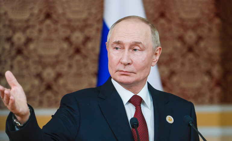 Putin comenta el premio Nobel de la Paz 2025.