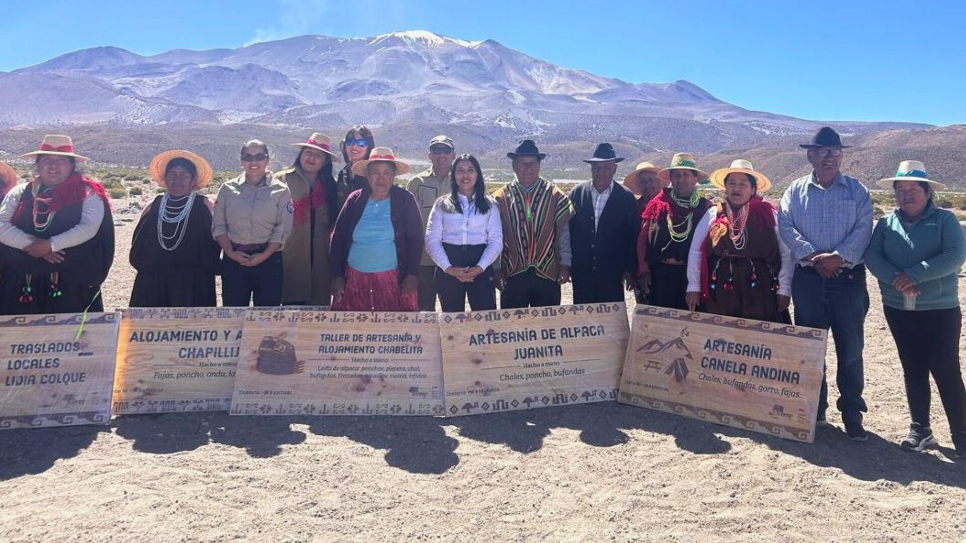 Convenio CONADI-CONAF fortalece turismo indígena y la Conservación de la Biodiversidad en el Parque Nacional Volcán Isluga con nuevas rutas, señalética y promoción cultural.