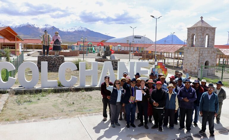 Convenio entre INDAP y el municipio da nuevo impulso al desarrollo productivo de Colchane.