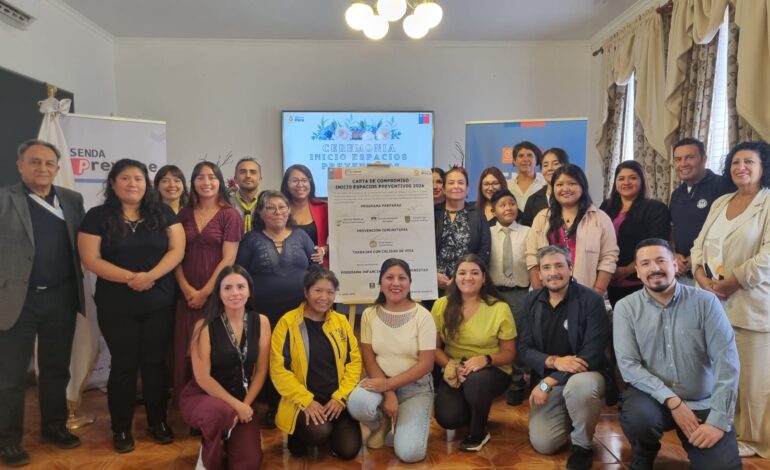 Pica fortalece la prevención con el inicio de la implementación de los programas SENDA 2026.