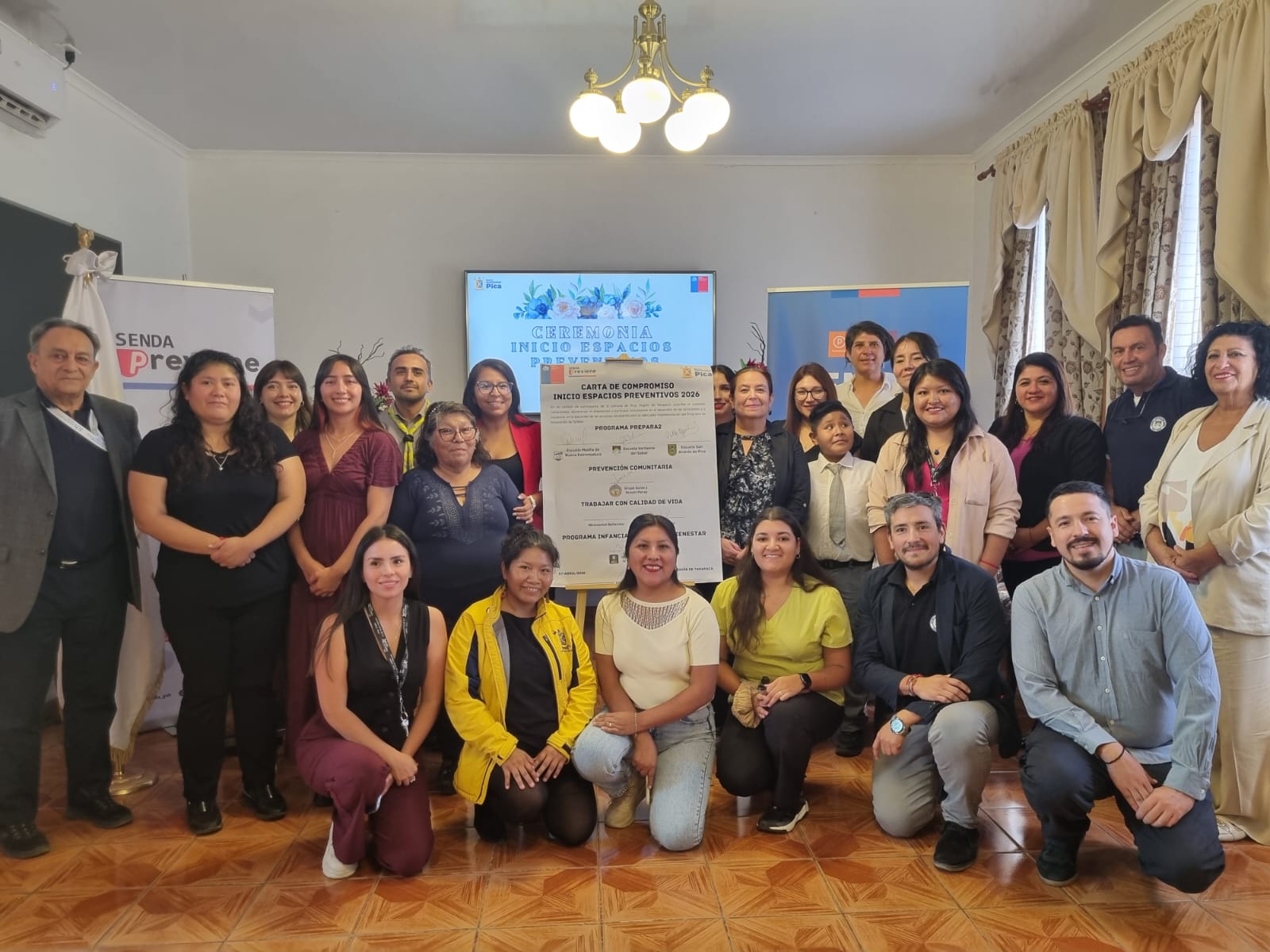 Pica fortalece la prevención con el inicio de la implementación de los programas SENDA 2026.