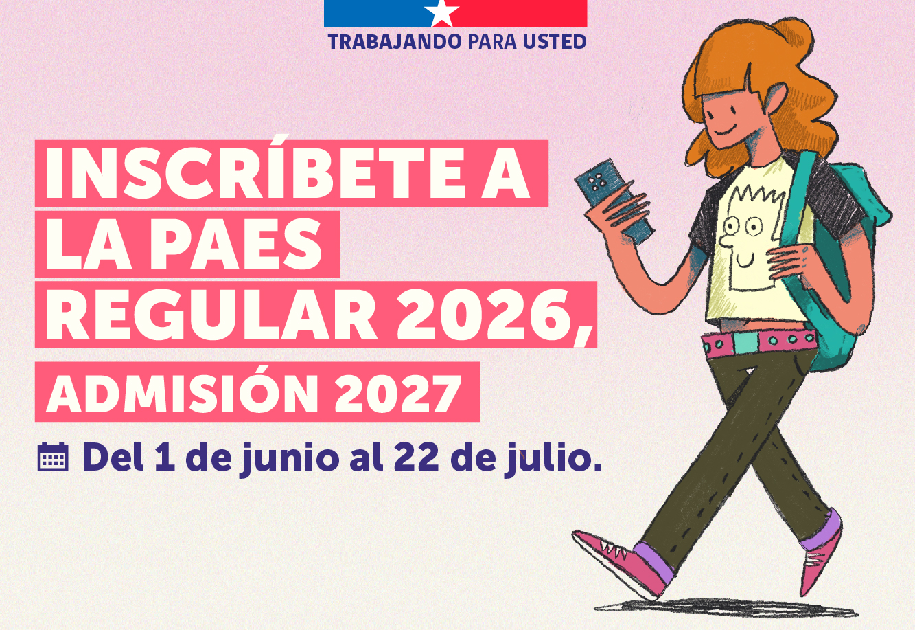 Hoy comienza la inscripción a la PAES Regular 2026, Admisión 2027.