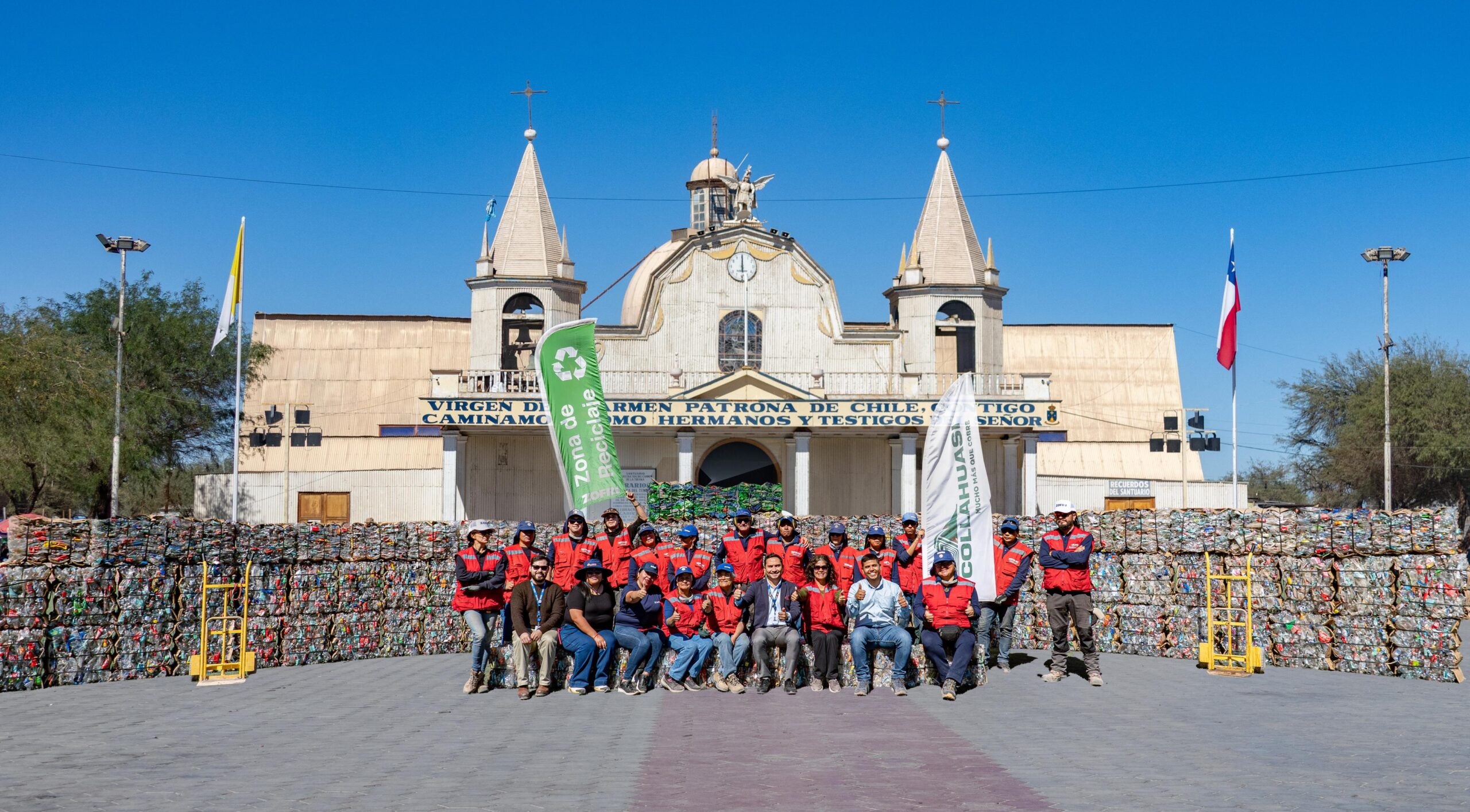 “Reciclando en la Festividad de La Tirana 2026” recupera cerca de cuatro toneladas de residuos.