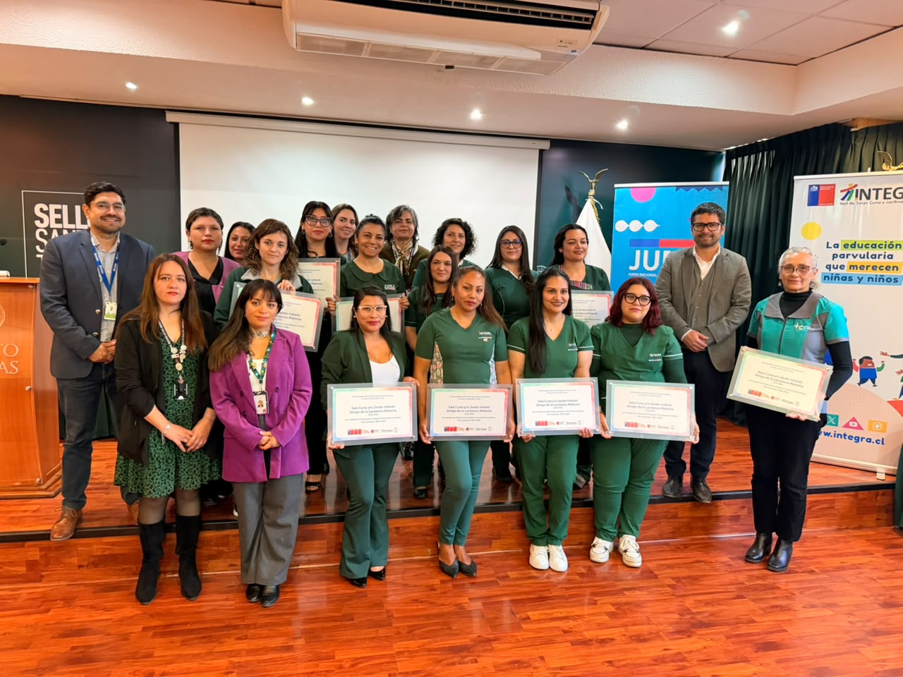SEREMI de Salud de Tarapacá certifica a 13 establecimientos educativos como Jardines Infantiles Amigos de la Lactancia Materna en 2026.