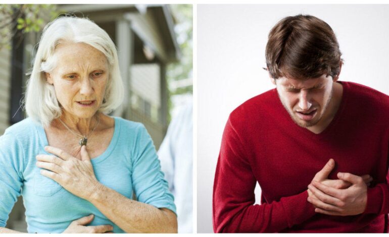 Las diferencias entre el infarto en el hombre y la mujer.