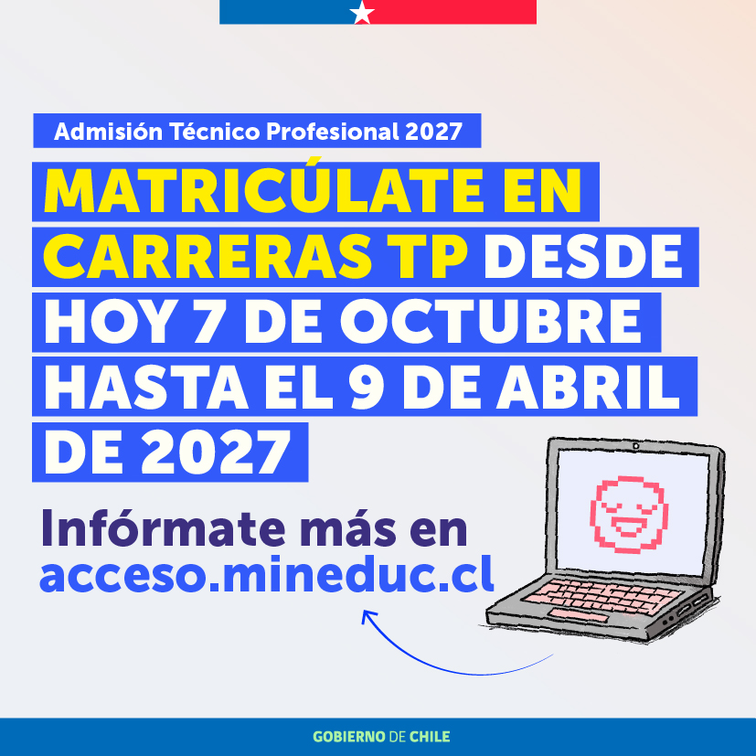 Admisión Técnico Profesional 2027: más de 40 instituciones abren su matrícula sin necesidad de rendir la PAES.